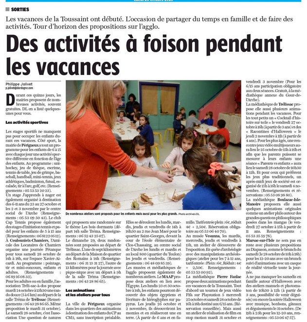 Grand Périgueux : La médiathèque invite les enfants à fêter leur  anniversaire - Dordogne Libre